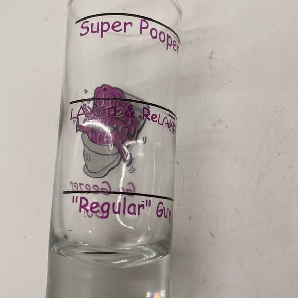 Vintage Shot Glass Go Geezer Novelty Bar Accessory - Picture 5 of 6
